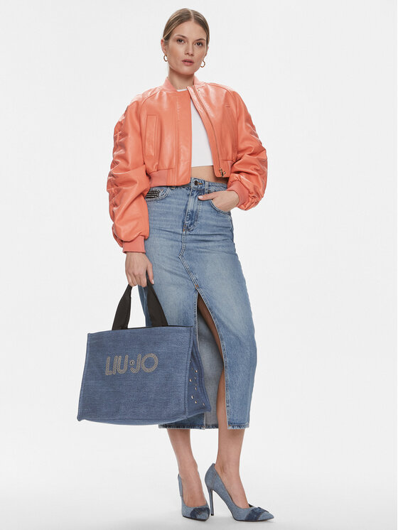 Liu Jo Дамска чанта Liu Jo L Tote Denim 2A4023 D0001 Тъмносин