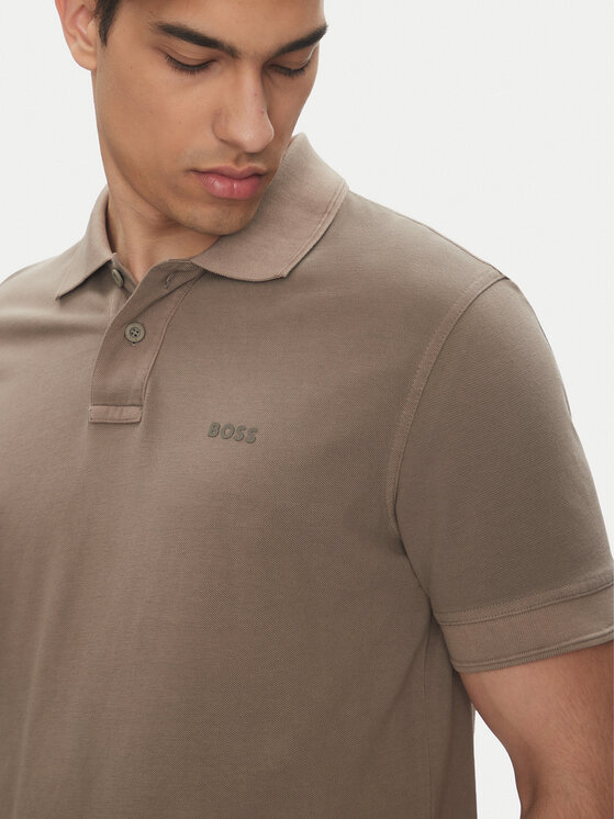 BOSS BOSS Polo Prime 50507813 Marrone Regular Fit