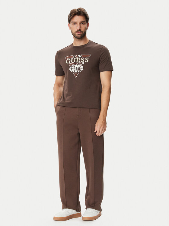 Guess Guess Camiseta Z6BI08 K6543 Marrón Regular Fit