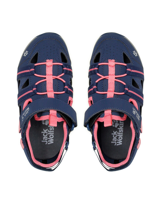 Jack Wolfskin Sandały Jack Wolfskin Sun Climber K 4050701 Granatowy