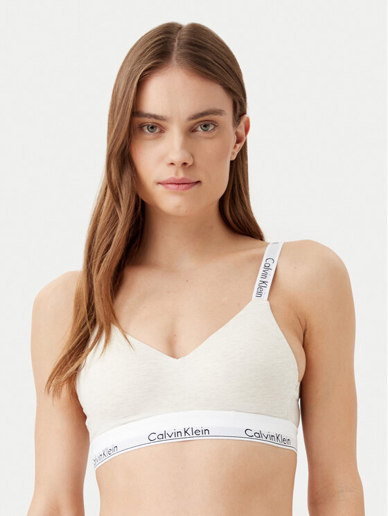 Calvin Klein Underwear Calvin Klein Underwear Besiūlė liemenėlė 000QF7059E Smėlio