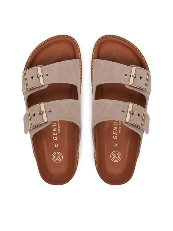 Genuins Чехли Genuins Hawaii Velour G106261 Розов