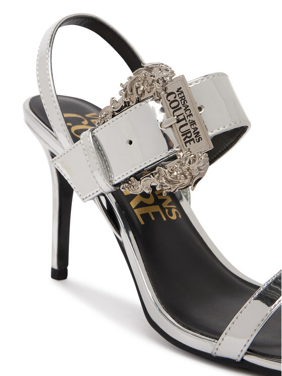 Versace Jeans Couture Босоніжки Versace Jeans Couture 80VA3S71 ZS406 900 Срібний