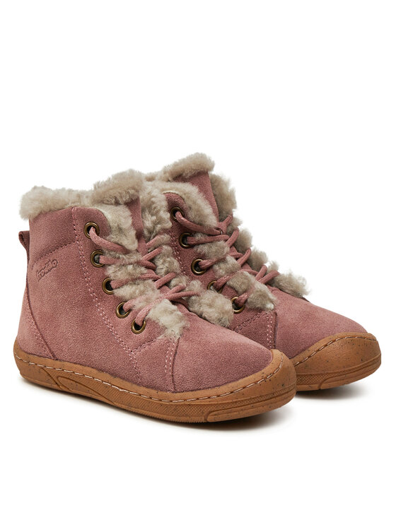 Froddo Черевики Froddo Minni Suede Laces G2110140 S Рожевий