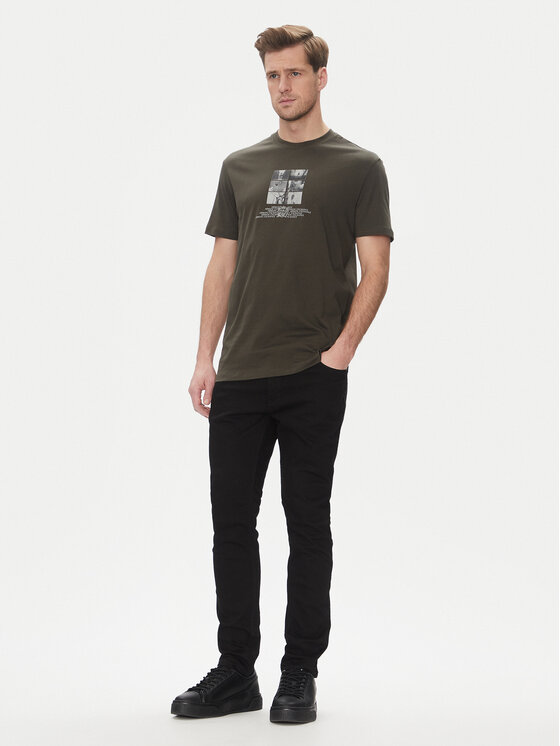 Armani Exchange Armani Exchange Футболка XM000565 AF10356 U8120 Чорний Regular Fit