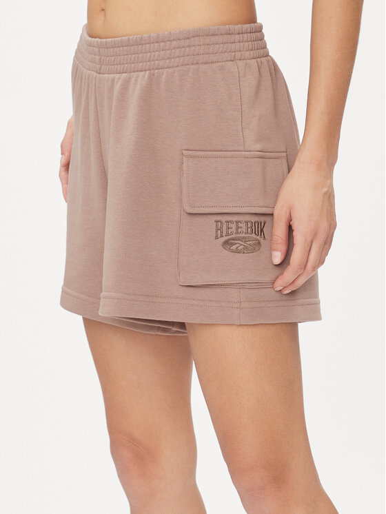 Reebok Reebok Pantalones cortos deportivos Archive Essentials IL6288 Beis Regular Fit
