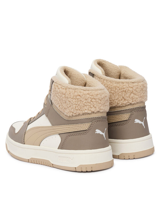 Puma Сникърси Puma Rebound Slam Mid Cozy Jr 407728 01 Сив