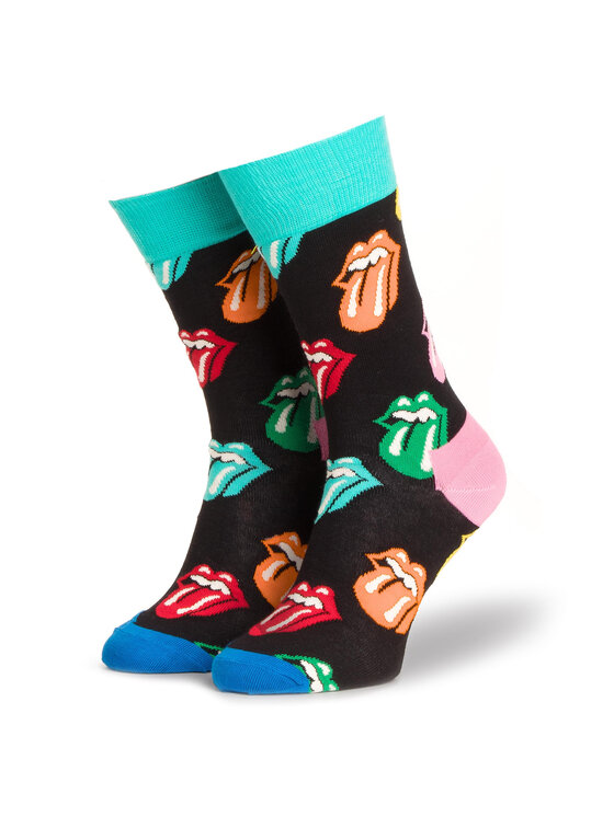 Happy Socks Довгі шкарпетки Happy Socks RLS01-9300 Чорний