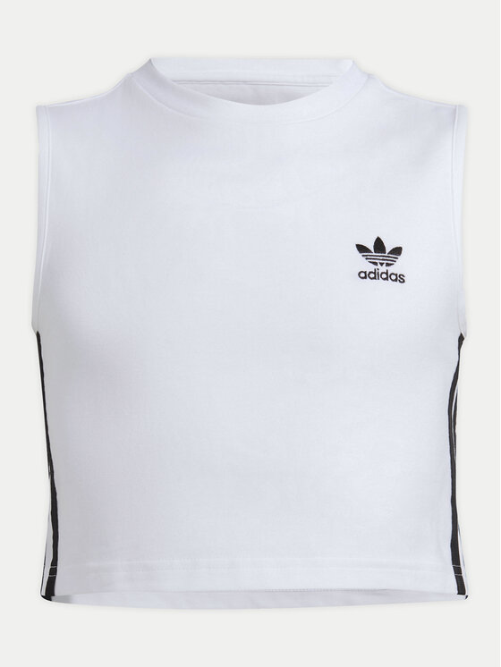adidas adidas Τοπ Trefoil JE0514 Λευκό Regular Fit