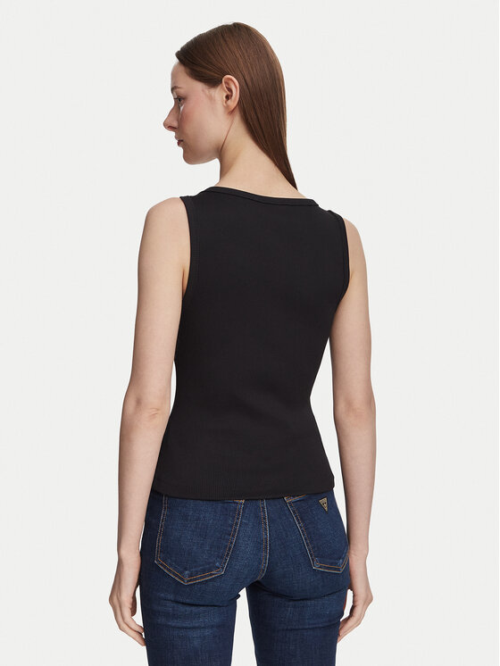 Guess Guess Top W6YP30 K4380 Negro Slim Fit