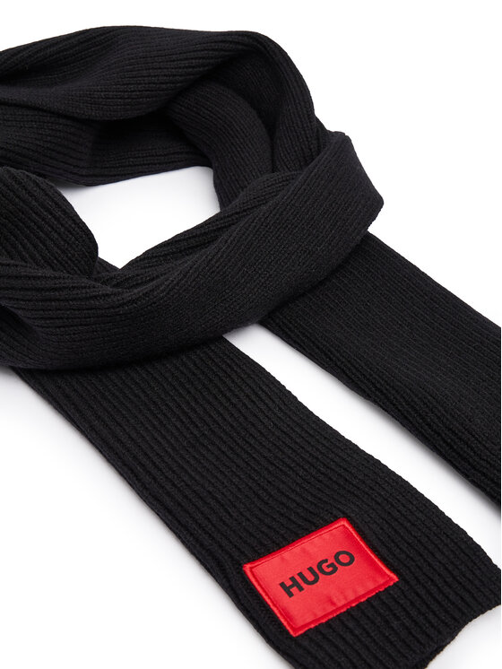 HUGO Κασκόλ HUGO Saffa 50502605 Μαύρο