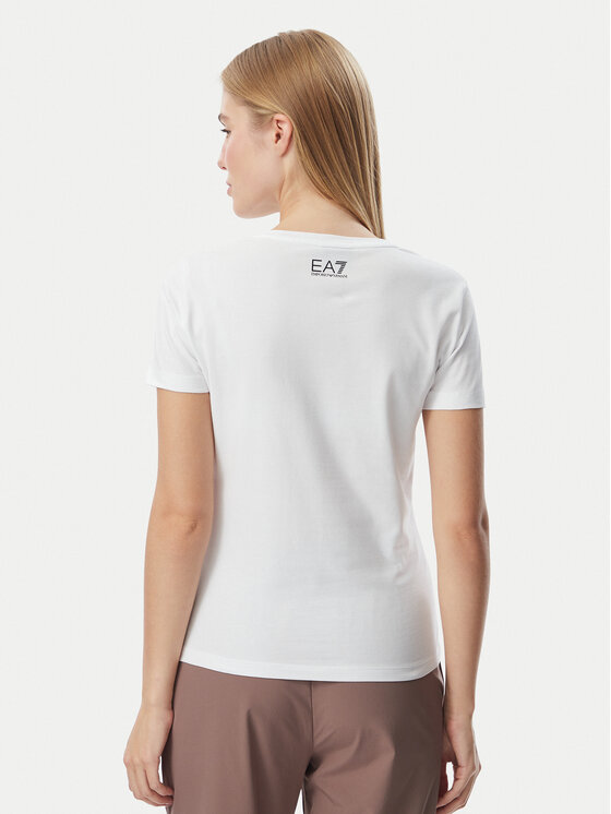 EA7 Emporio Armani EA7 Emporio Armani Camiseta 7W001445 AF10373 U0002 Blanco Regular Fit