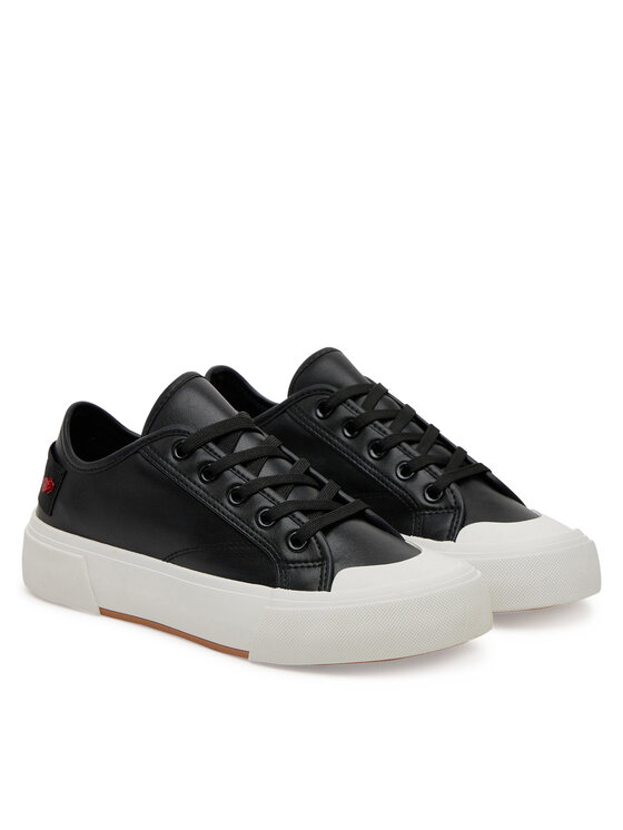 LOVE MOSCHINO Tornacipő LOVE MOSCHINO JA15012G1MIA0000 Fekete