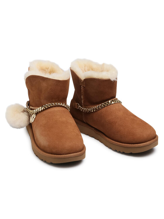 Ugg Sněhule Ugg W Classic Ugg Charm Mini 1112493 Hnědá