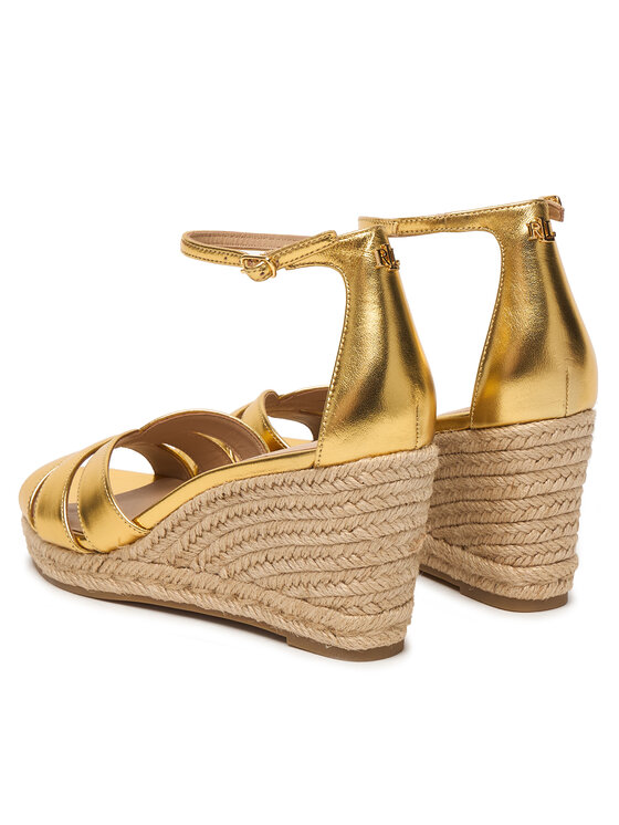LAUREN RALPH LAUREN Еспадрили LAUREN RALPH LAUREN Nellie 802P04434001 Златист