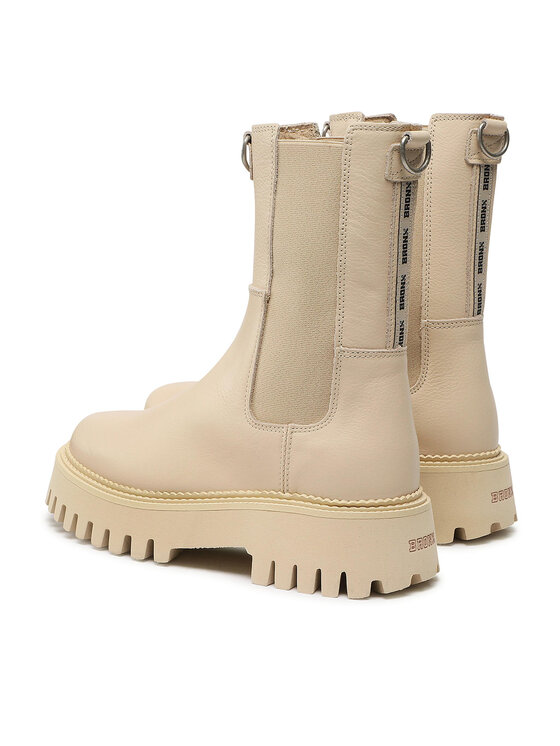 Bronx Členková obuv s elastickým prvkom Bronx 47268-AA Béžová