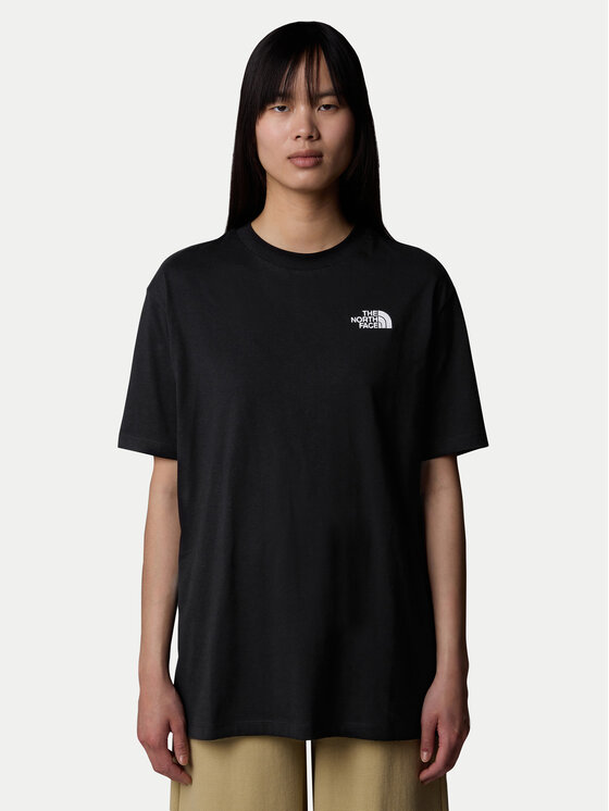 The North Face The North Face Póló Simple Dome NF0A87NQ Fekete Oversize