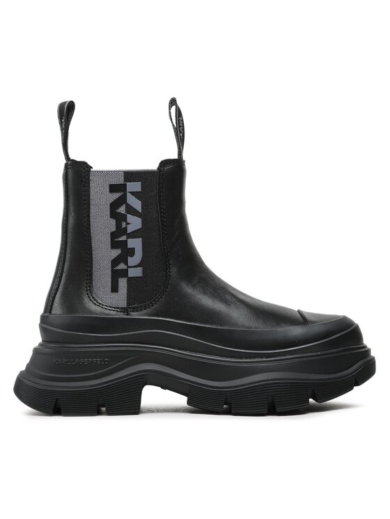 KARL LAGERFELD Polokozačky KARL LAGERFELD KL42944F Černá