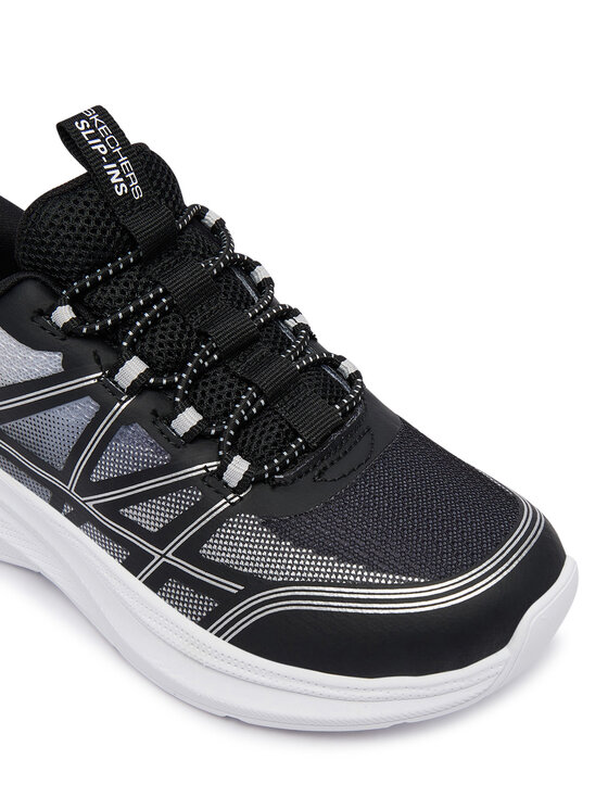 Skechers Laisvalaikio batai Skechers Microspec Velocity - Grid-Shift 404220L/BKSL Juoda