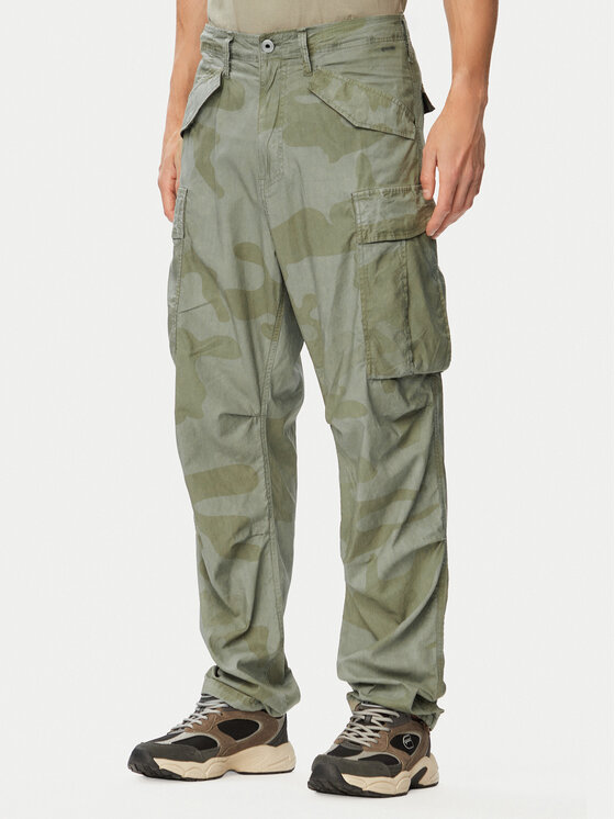 G-STAR G-Star Raw Pantaloni di tessuto MA1 Cargo D26945-E520 Verde chiaro Tapered Fit