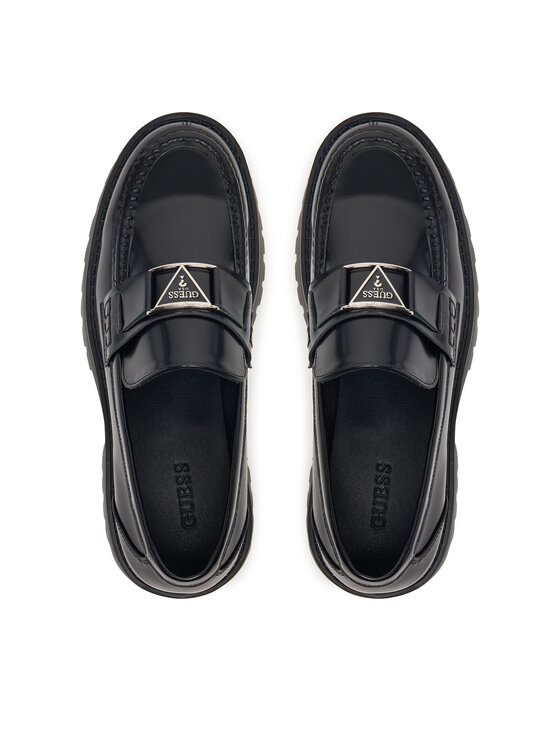 Guess Loafersy Guess FMFGOR LEA14 Czarny