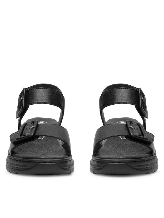 Rieker Sandalen Rieker 66680-00 Schwarz