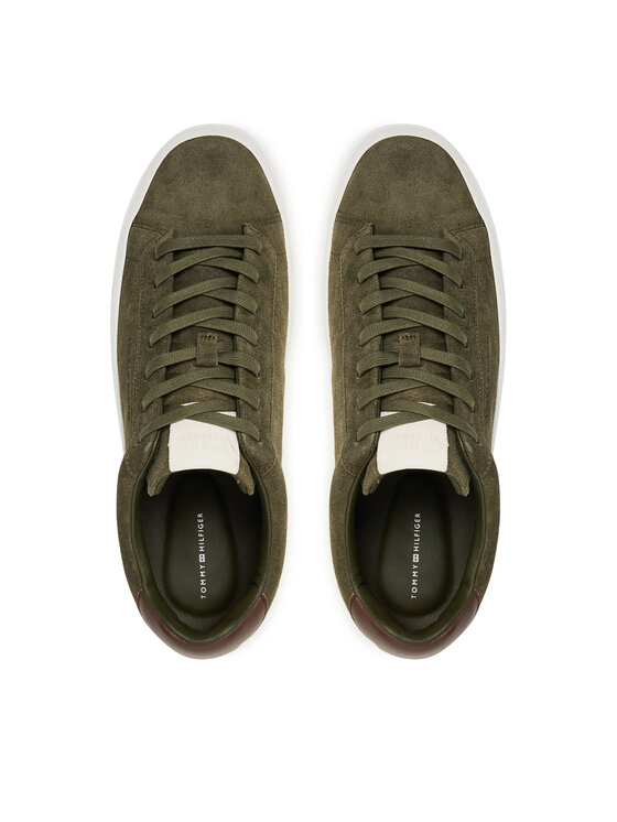 Tommy Hilfiger Sneakersy Tommy Hilfiger Premium Dress Cupsole FM0FM05573 Khaki