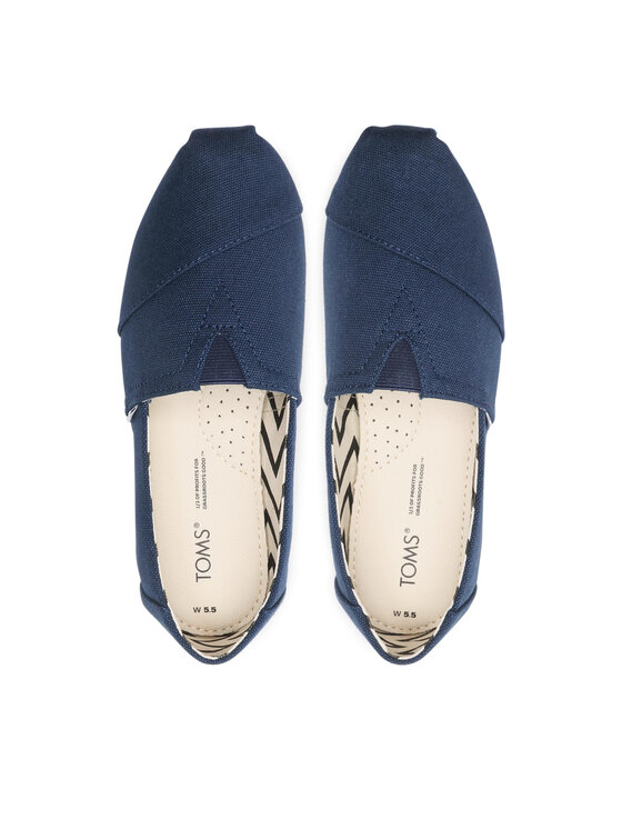 Toms Tenisky Toms Alpargata 10017712 Tmavomodrá