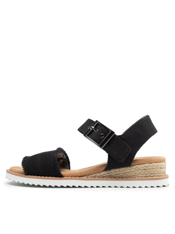 Skechers Espadrile Skechers BOBS Adobe Princess 113541/BLK Negru