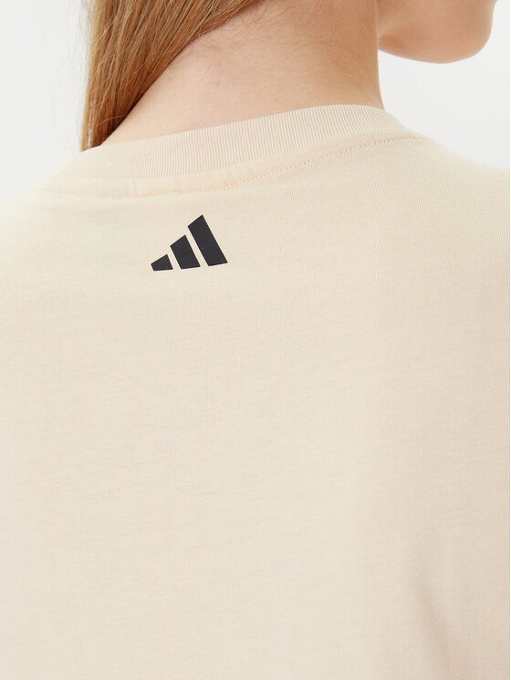 adidas adidas Футболка FARM Graphic JL8614 Бежевий Regular Fit