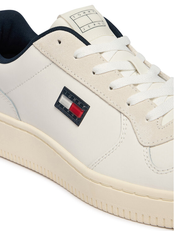 Tommy Jeans Sneakers Tommy Jeans Tjm Retro Basket EM0EM01681 Alb