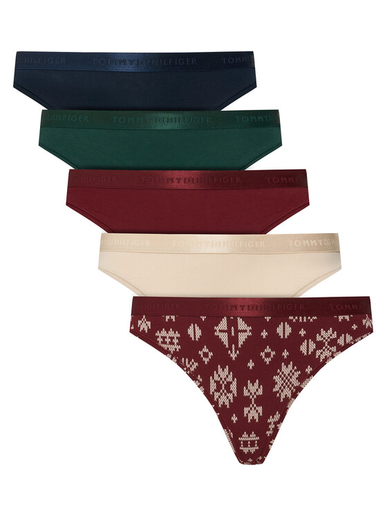 Tommy Hilfiger Tommy Hilfiger Conjunto de tangas UW0UW06344 De color