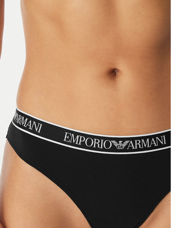 Emporio Armani Underwear Emporio Armani Underwear Conjunto de bragas brasileñas EW000404 AF19026 MC005 Negro