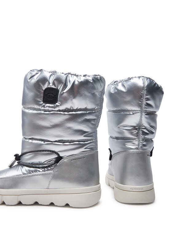 Geox Snehule Geox J46HWB 0LVNF C1007 D Sivá