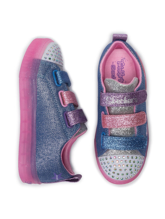 Skechers Снікерcи Skechers Rainbow Glow 20173L/DMLT Голубий