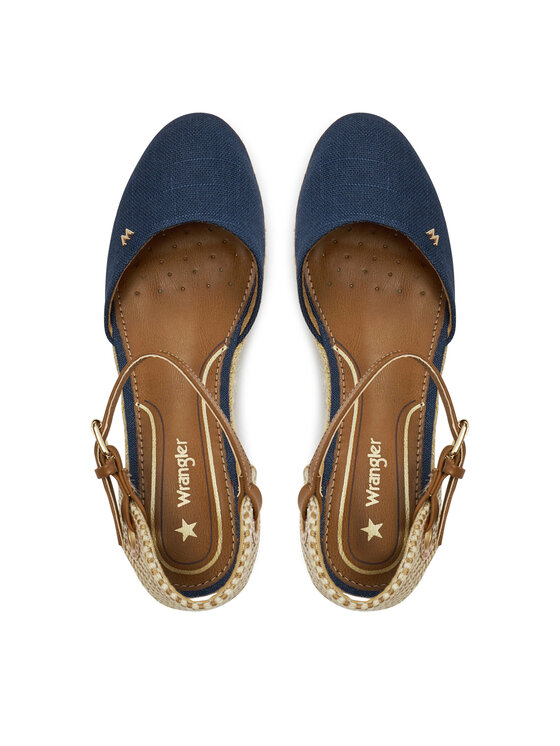 Wrangler Espadrile Wrangler Bela Women Semi Wedge 20241055 Mornarsko modra