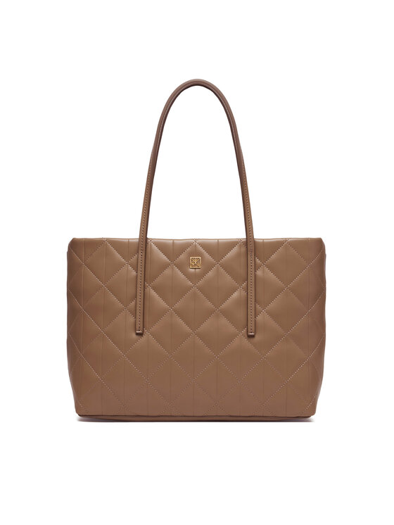 Calvin Klein Bolso Calvin Klein Quilted Small Tote LV04F3325G Beis
