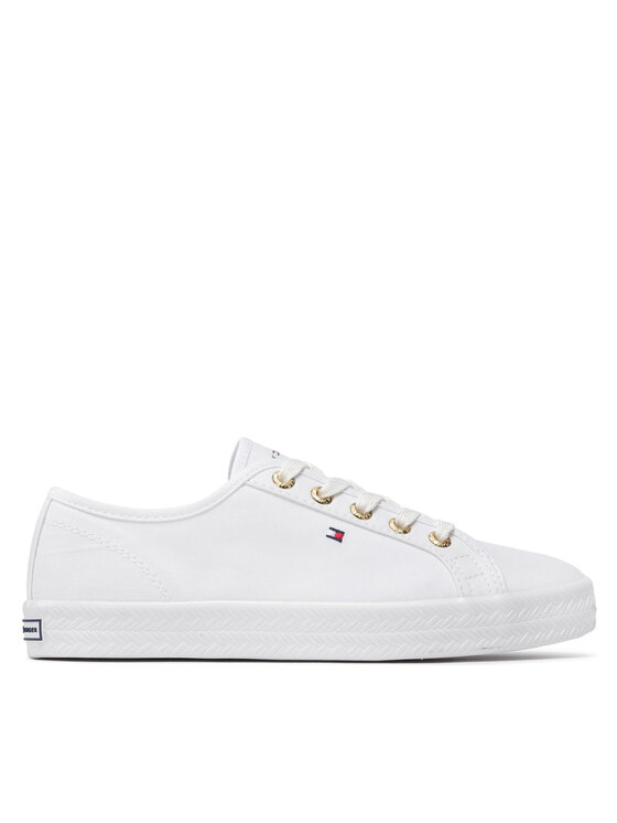 Tenisky Tommy Hilfiger Essential Nautical Sneaker FW0FW06512 Biela