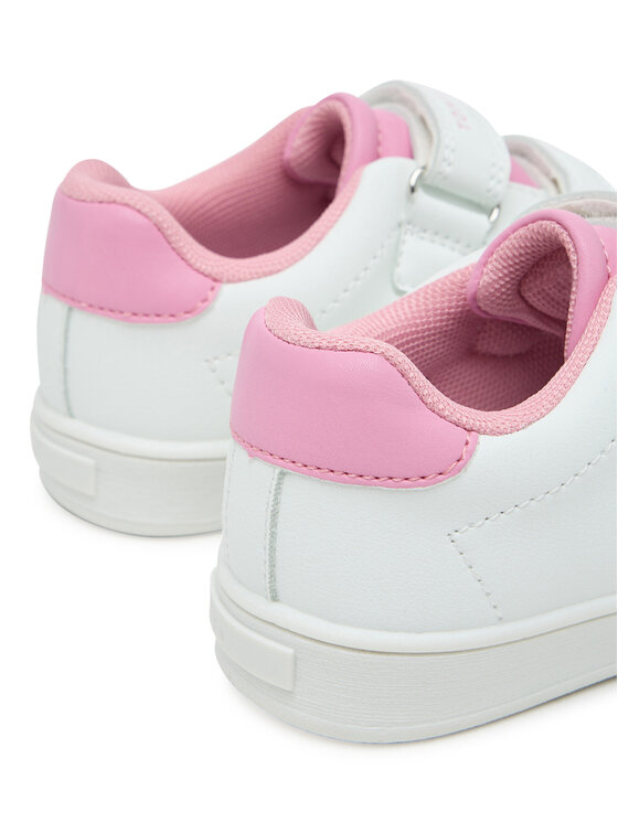 Tommy Hilfiger Sneakersy Tommy Hilfiger Low Cut Velcro Sneaker T1A9-33965-1355 M Biela