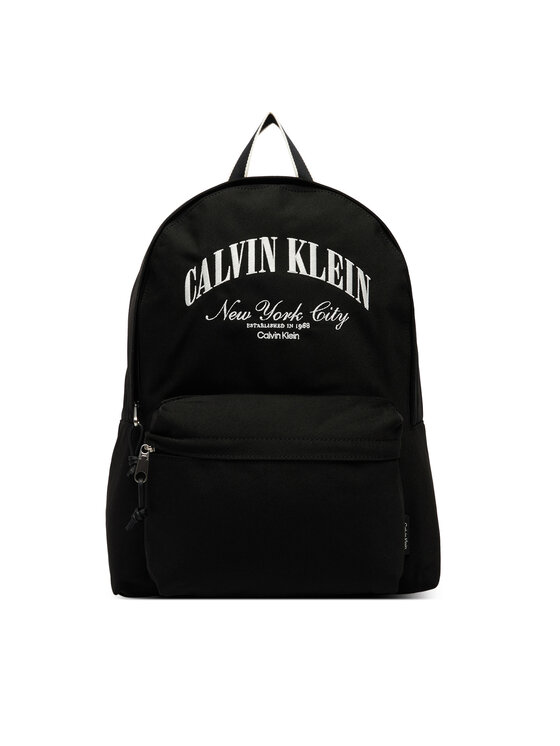 Calvin Klein Σακίδιο Calvin Klein Graphic Capsule Round Backpack LV04D3345G Μαύρο