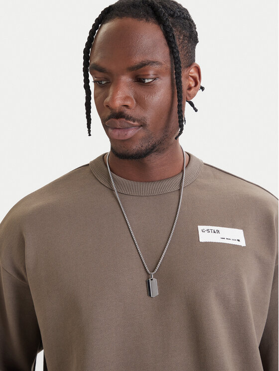 G-STAR G-Star Raw Sweatshirt HB Badge D28660-E209 Grün Relaxed Fit