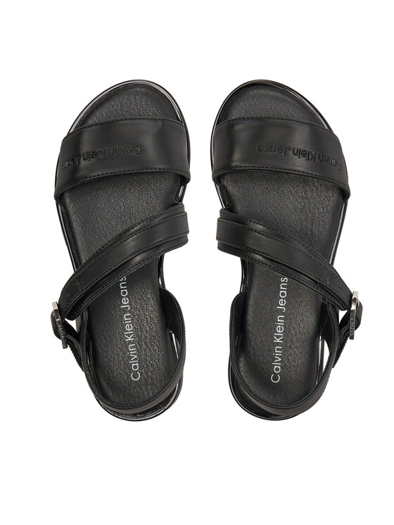 Calvin Klein Jeans Sandalias Calvin Klein Jeans Flat Sandal V3A2-80825-1688 M Negro