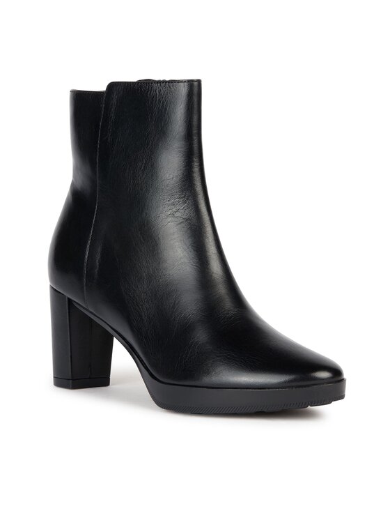 Geox Polokozačky Geox D Walk Pleasure 60 D36TEC 00043 C9999 Černá