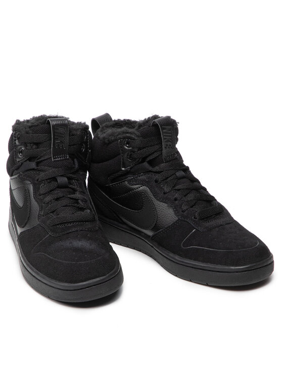 Nike Sneakers Nike Court Borough Mid 2 Boot Bg CQ4023 001 Negru