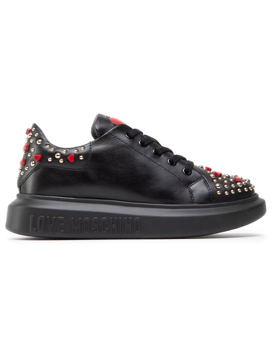 LOVE MOSCHINO Sneakersy LOVE MOSCHINO JA15224G1CIA0000 Čierna