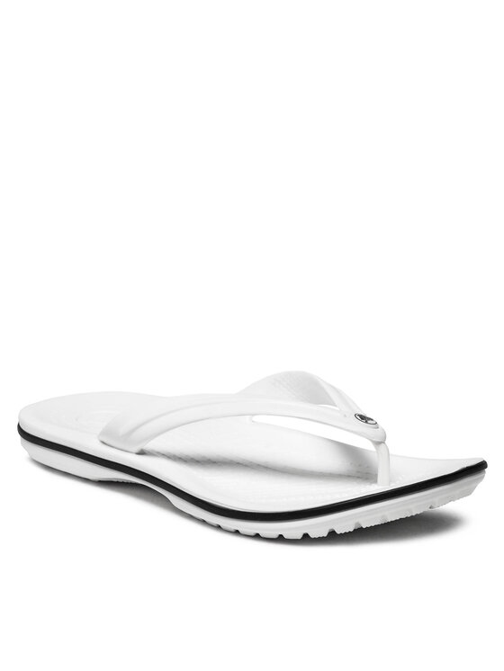 Crocs Čības uz pirksta Crocs Crocband Flip 11033 Balts