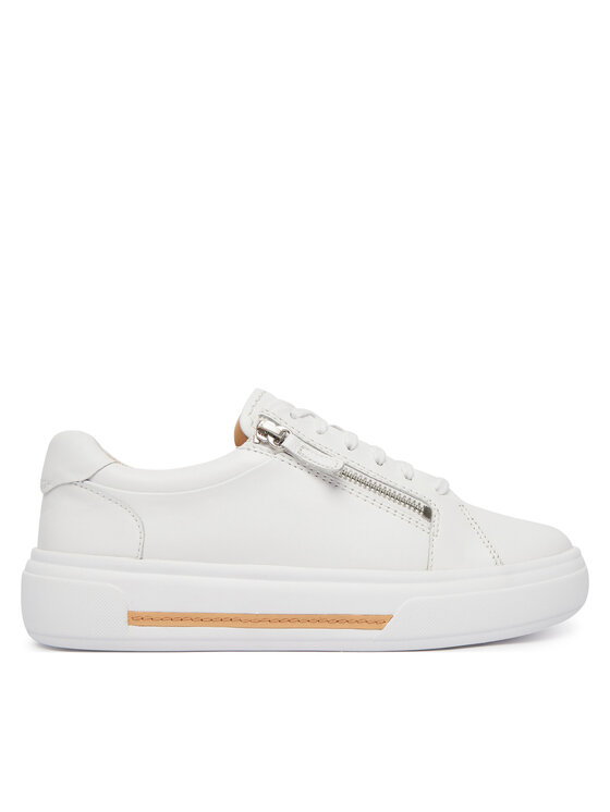 Clarks Снікерcи Clarks Hollyrose Zip 26185917 Білий