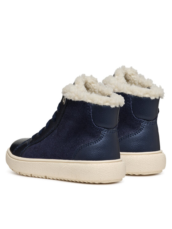 Geox Šnurovacia obuv Geox J Theleven Girl B Ab J46HTA 077BC C4021 S Tmavomodrá