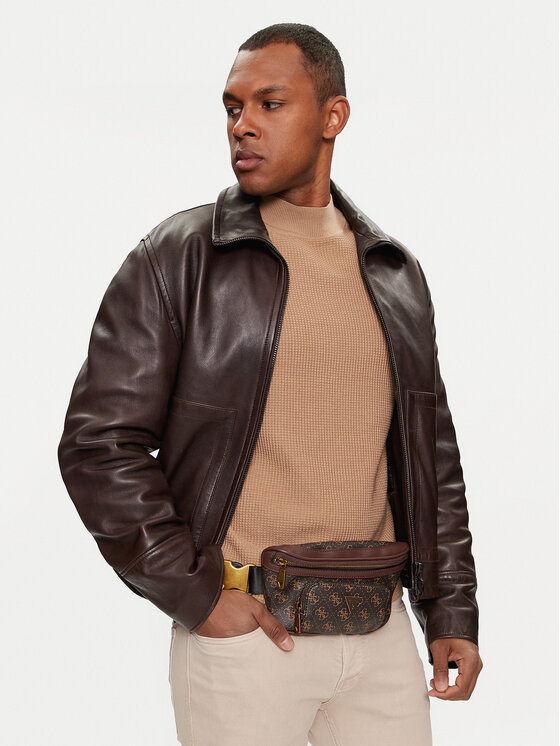 Guess Сумка на пояс﻿ Guess Torino HMEVZL P3231 Коричневий