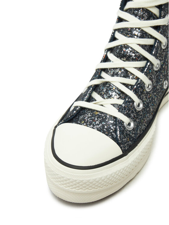 Converse Кеди Converse Chuck Taylor All Star Lift Platform Glitter A09551C 401 Чорний